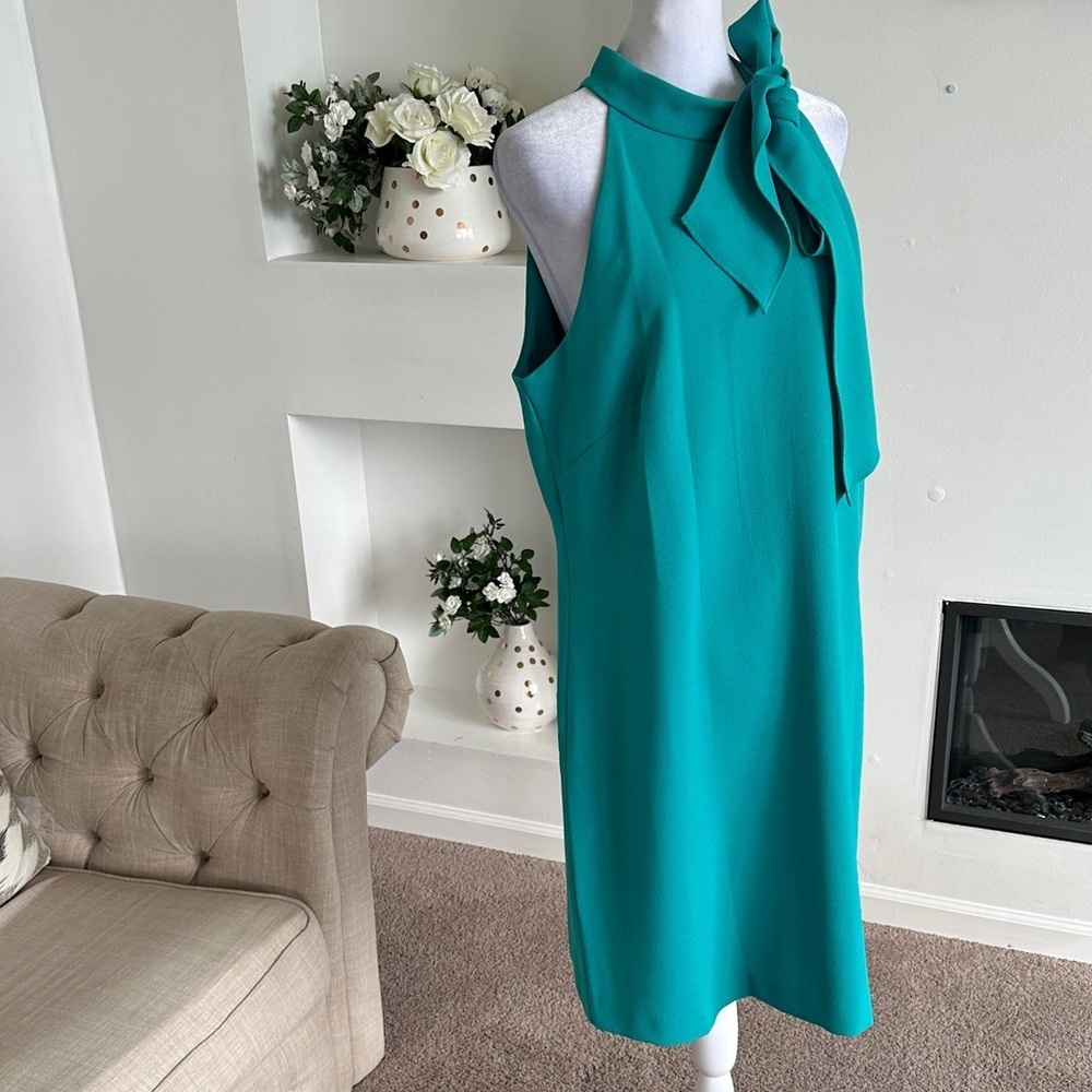 Vince Camuto Teal Midi Dress - Picture 2 of 8